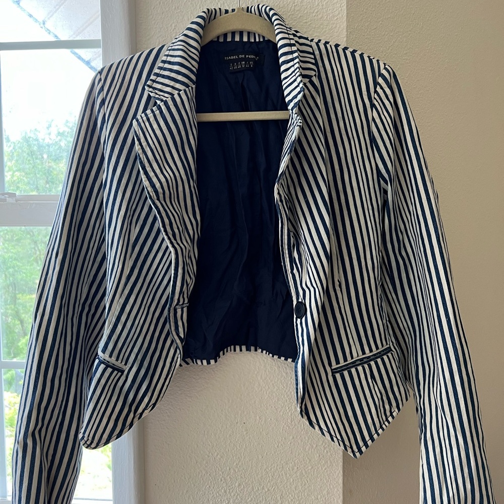 Striped Blazer